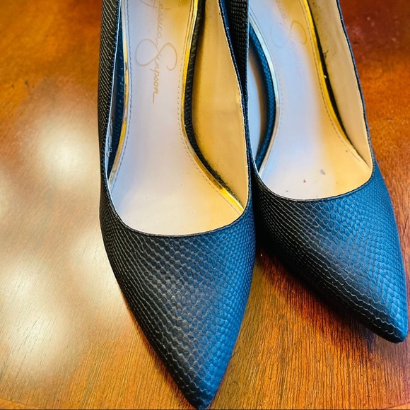 Jessica Simpson Black Professional Everyday Pointed Toes Heels - Picture 5 of 7